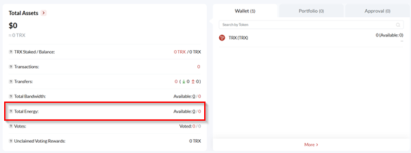 What is Tron Energy and how to monitor in in Tronscan