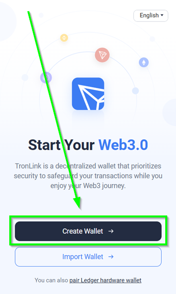 troncheck tronlink create wallet button how to buy tron energy